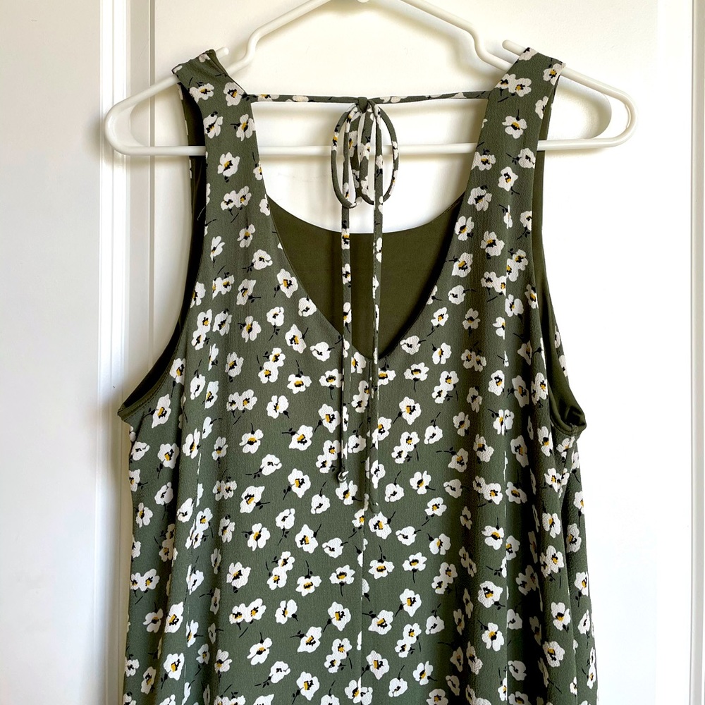 Green Daisy Bobeau Summer Dress